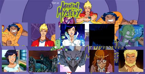 Top 10 Martin Mystery Characters Meme by Frie-Ice on DeviantArt