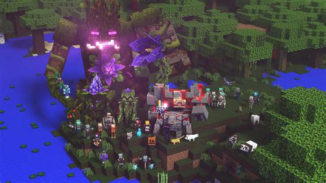 I made a render of every mob in Minecraft Dungeons. Took over 10.5 hours to render and loads of ...