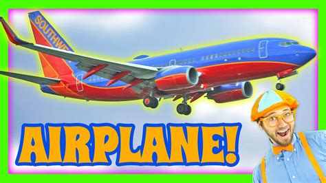 Airplanes for Kids - Learn Colors with Blippi - YouTube