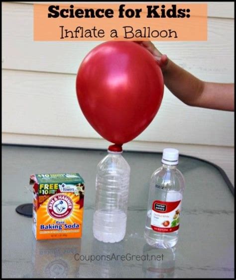 Science Fair Project Inflating A Balloon - sition