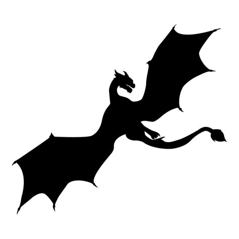 Dragon Silhouette Vector Clipart Image Free Stock Pho - vrogue.co