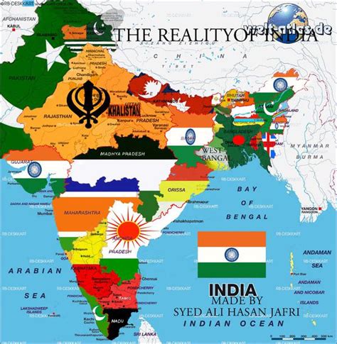 7 totally random and funny maps of India some Pakistanis love to dream ...