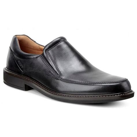 ECCO MENS EXTRA WIDE SLIP ON SHOE - BLACK | Paul Byron Shoes | Ireland