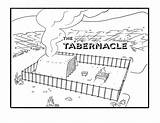 Building The Tabernacle Coloring Pages Bible  sketch template