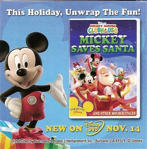 Mickey Mouse Clubhouse Mickey Saves Santa Dvdizzy