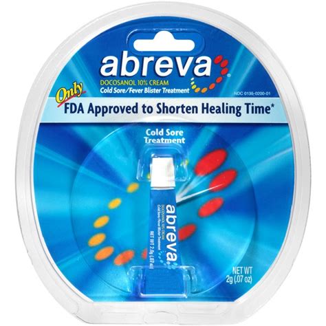 Abreva Cream Cold Sore/Fever Blister Treatment from QFC - Instacart