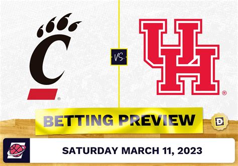 Cincinnati vs. Houston CBB Prediction and Odds - Mar 11, 2023