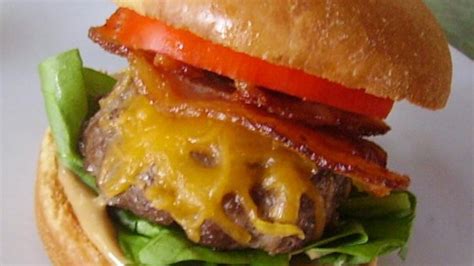 Peanut Butter Bacon Burger Recipe - Allrecipes.com