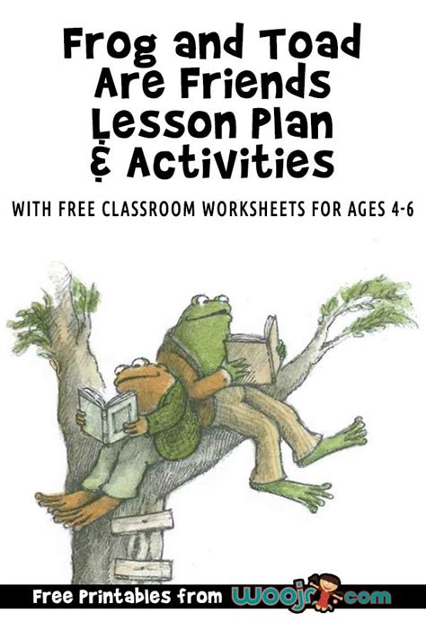 Frog and Toad Are Friends - Lesson Plan and Activities | Woo! Jr. Kids ...