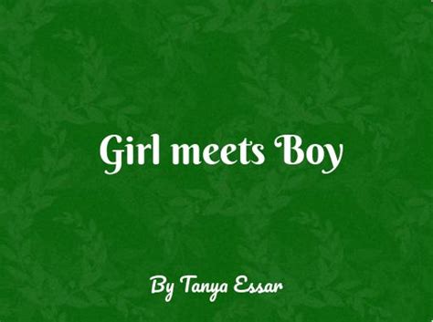 "Girl meets Boy" - Free stories online. Create books for kids | StoryJumper