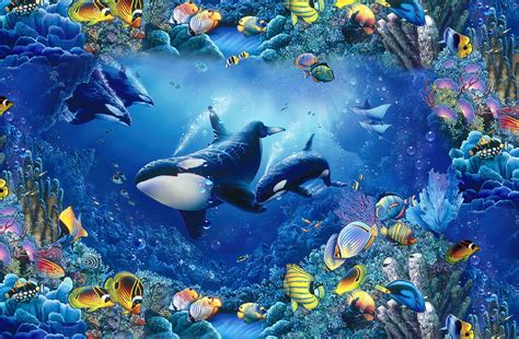 Christian Lassen ~ under sea art | Whale, Underwater art, Underwater painting