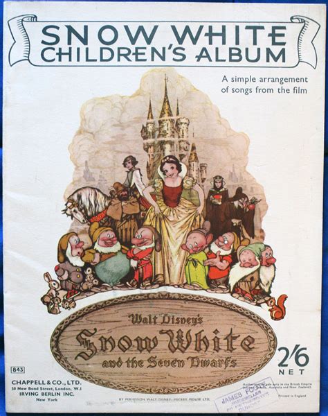 Filmic Light - Snow White Archive: UK Snow White Children's Album