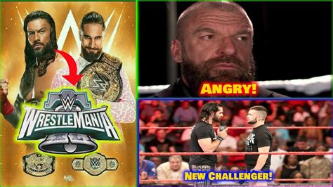 WWE Triple H Angry Backstage - Wrestlemania 40 Winner Takes All ...