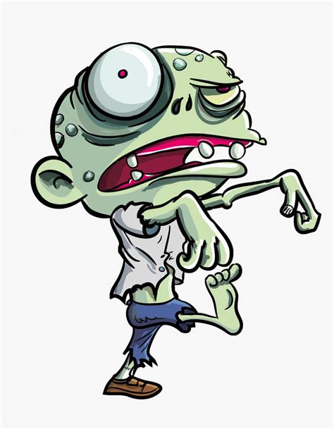 Cartoon Zombie Png Background Image - Cute Zombie Cartoon, Transparent Png , Transparent Png ...