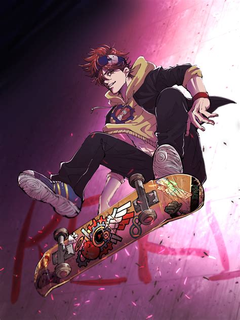 Download Aesthetic Anime Skater Boy Wallpaper | Wallpapers.com