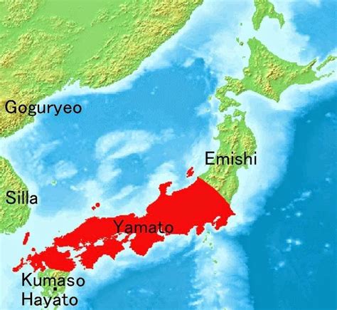 Map of Yamato statehttp://earlyworldhistory.blogspot.com/2012/01/yamato ...