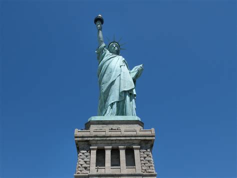 Free Images : new york, monument, statue of liberty, nyc, usa, america, landmark, blue, freedom ...