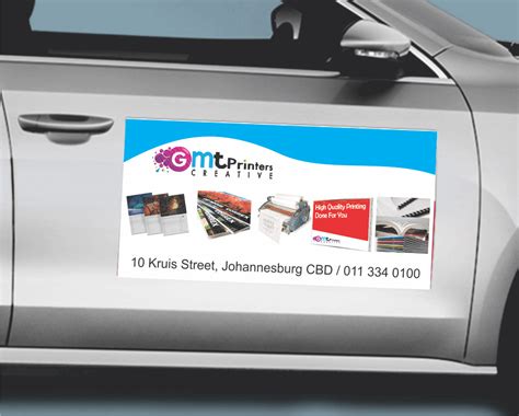 Branded Car Magnetic Stickers - GMT Creative Printers