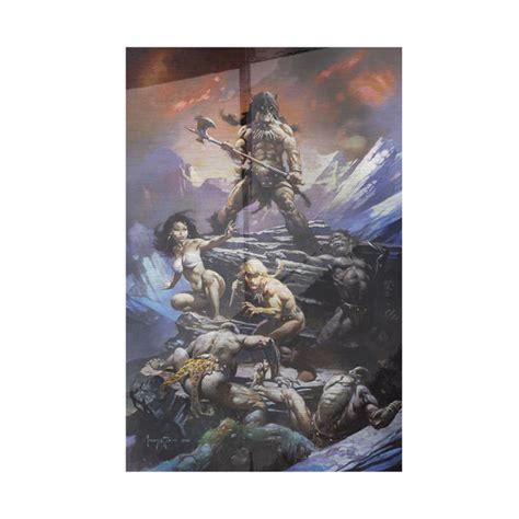 FIRE AND ICE #1 FRANK FRAZETTA MOVIE POSTER METAL COVER (FG EXCLUSIVE) | Frazetta Girls