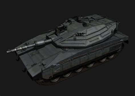 merkava mk 1 3d model