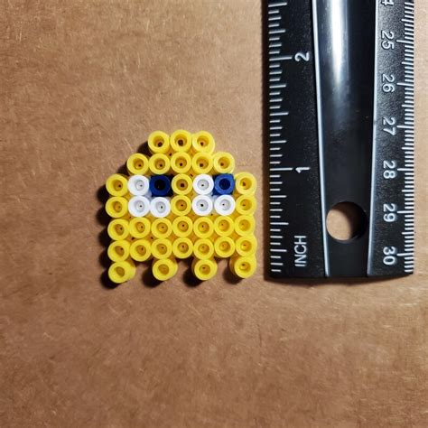 Pacman Ghosts Pack of 7 Perler Bead Keychain/magnet Pacman - Etsy