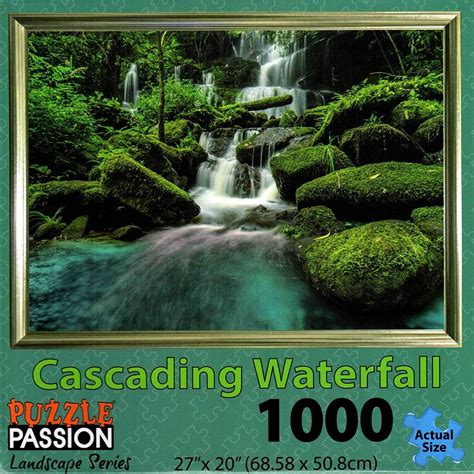 Cascading Waterfall 1000 Piece Landscape Jigsaw Puzzle | Walmart Canada