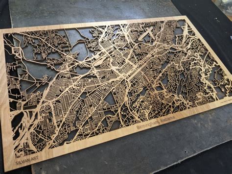 SUNY Maritime College Laser Cut Campus Map Silvan Art | Etsy