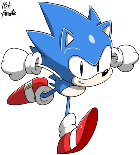 Classic Sonic by VGAfanatic on DeviantArt