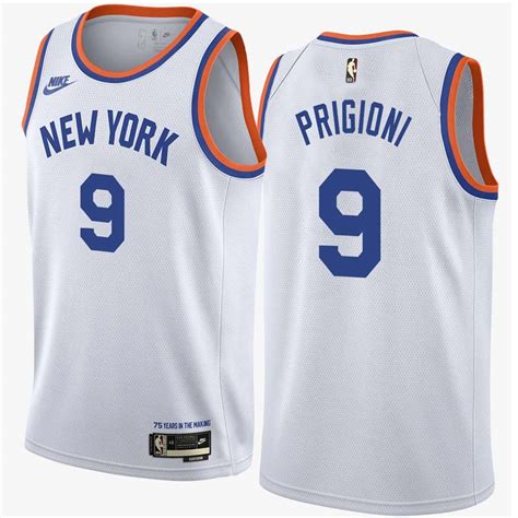 New York Knicks #9 Pablo Prigioni Jersey -White Classic