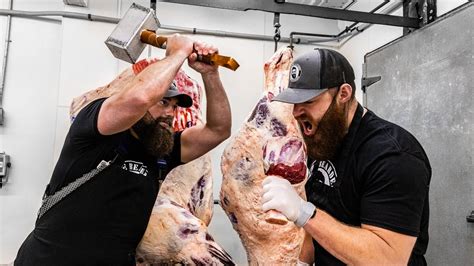 The Bearded Butchers Cook a Thor's Hammer Beef Shank: The Ultimate Barbecue Challenge - YouTube