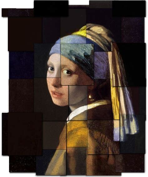 La trahison des images! Le Puzzle, Girl With Pearl Earring, Lone Wolf, Altered Art, Oeuvre D'art ...