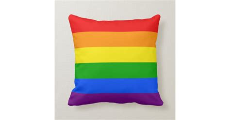 "RAINBOW" THROW PILLOW | Zazzle.com