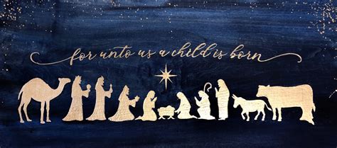 "Nativity Wood Sign" on 12x25 wood board, $35/person - Uncorked Creations | Binghamton