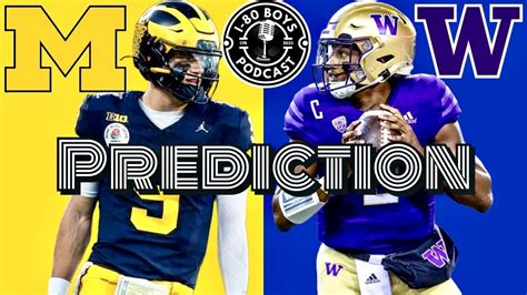 NATIONAL CHAMPIONSHIP: WASHINGTON HUSKIES VS MICHIGAN WOLVERINES PREVIEW & PREDICTION - YouTube