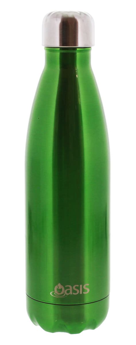 Oasis Insulated Stainless Steel Water Bottle - Green (500ml) | at ...