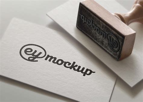 Stamp Logo Mockup on Behance