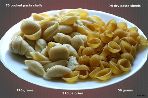 Forsythkid: Weight differences between cooked and dry pasta?