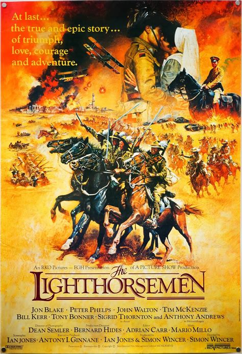 THE LIGHTHORSEMEN (1987) | Film posters art, Movie posters, Best movie ...