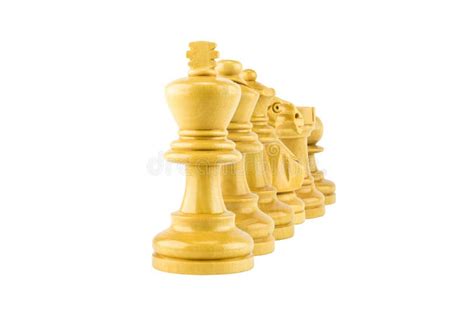 Chess Wood on White Background Stock Image - Image of isolated, piece: 69228729