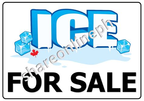 ICE FOR SALE Hard PVC Signage Inches | ubicaciondepersonas.cdmx.gob.mx