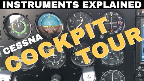 Cessna Cockpit Tour | Instrument Panel Explanation - YouTube