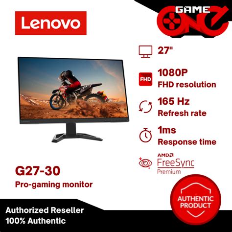 Lenovo G27-30 165Hz Gaming Monitor 27-inch 1080p Monitor For Gaming ...