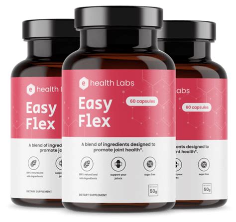 Easy Flex - Dietary supplements to maintain healthy joints | e-Health Labs