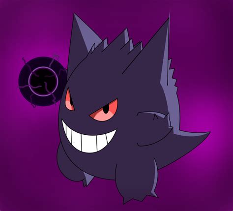 Gengar's Shadow ball by ErBurrero on DeviantArt