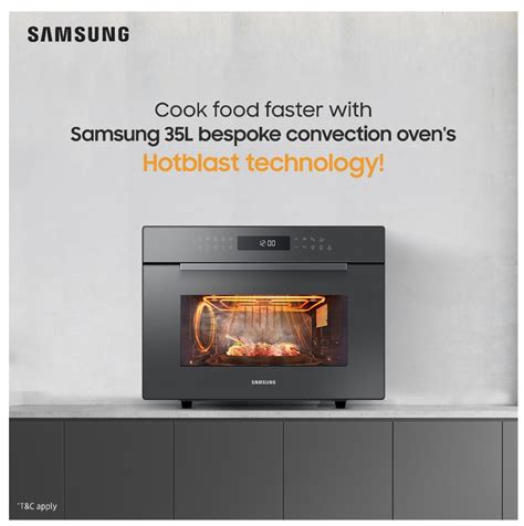 Samsung's microwave oven boasts unique features that go beyond heating meals