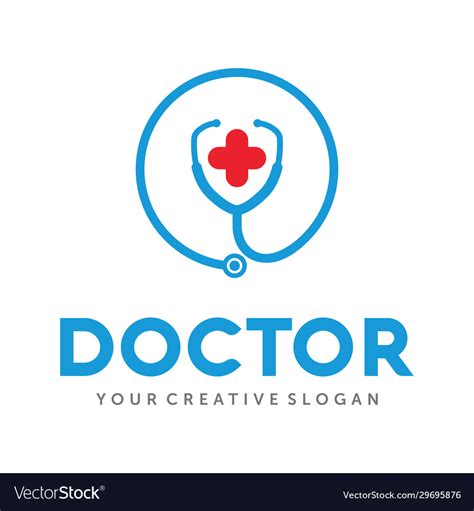 Healthcare hospital logo clinic logo doctor logo Vector Image