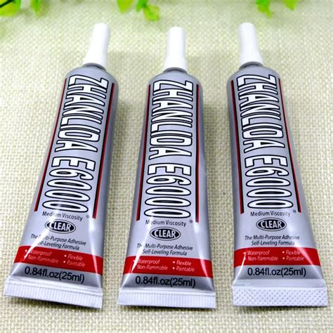 25ml E6000 epoxy glass repair adhesive E 6000 diamond jewelry glue universal glue-in Liquid Glue ...