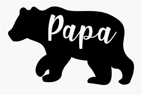 Papa Bear Svg - Papa Bear Svg Free , Free Transparent Clipart - ClipartKey