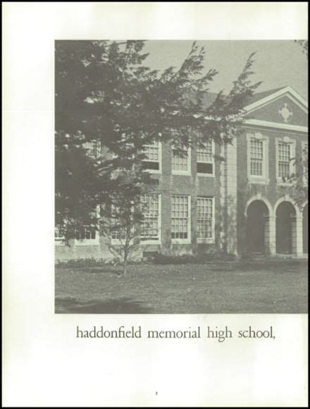 Explore 1966 Haddonfield Memorial High School Yearbook, Haddonfield NJ ...