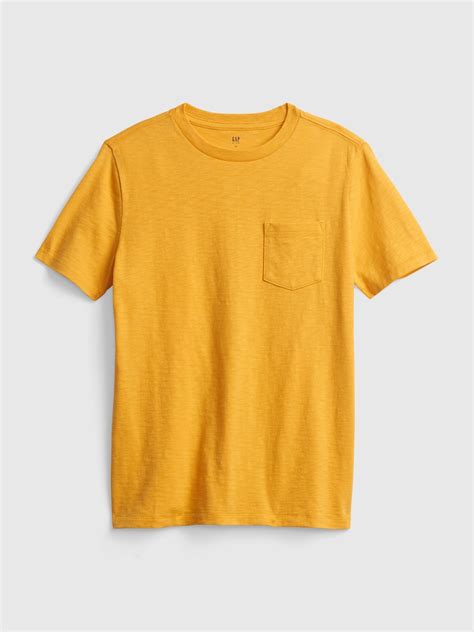 Kids 100% Organic Cotton Pocket T-Shirt | Gap
